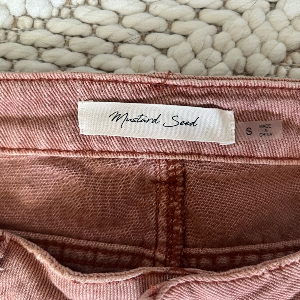 washed high waisted shorts